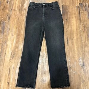 We The Free Black Straight Leg Jeans